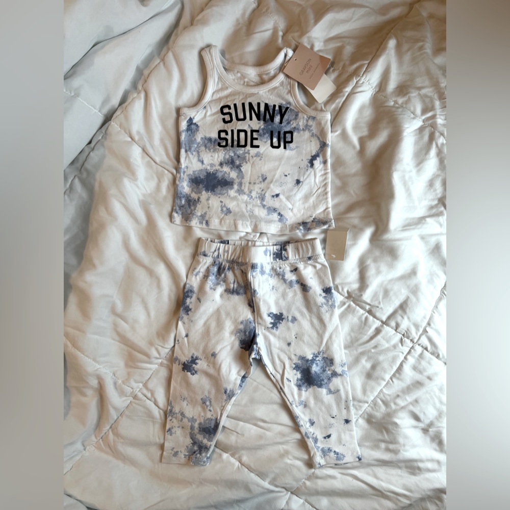 Baby Summer Sunny Tie Dye Outfit